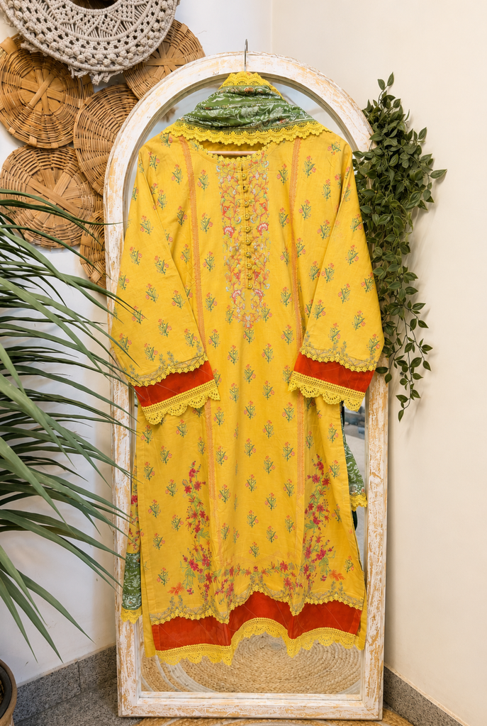 Mausummery Stitched Lawn Spring/Summer – D-05