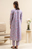 Cross Stitch Daily Wear – MAUVE HAZE-2 PC PRINTED KHADDAR SUIT