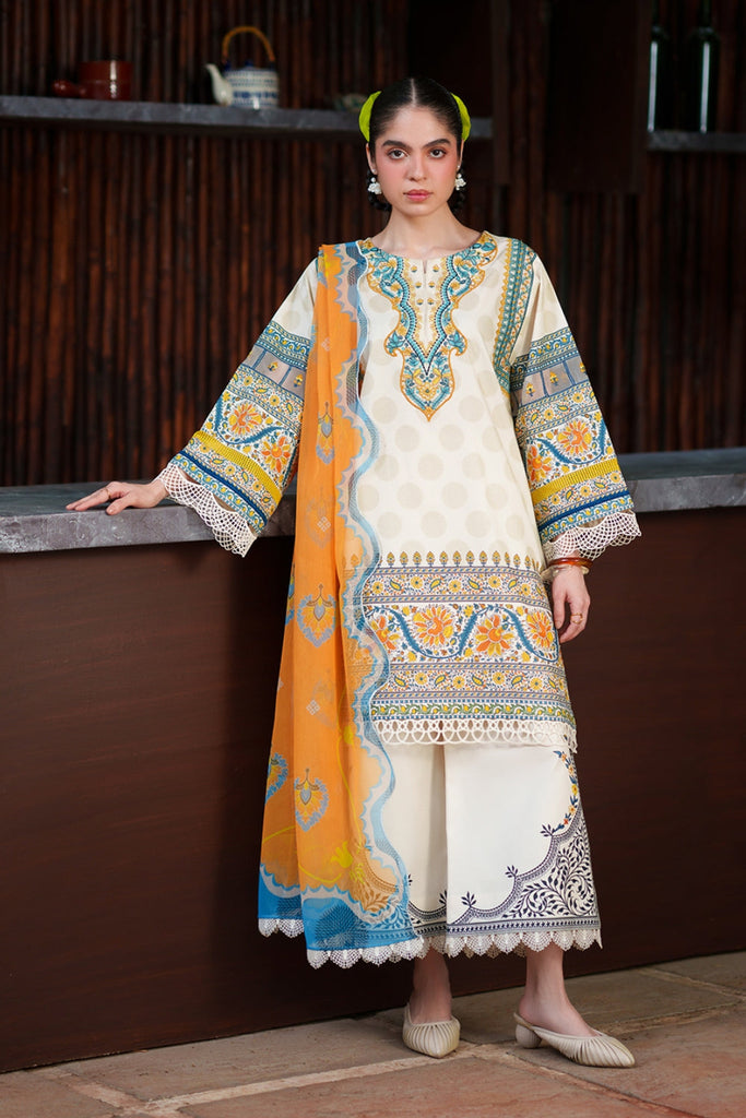 Saira Rizwan Laanem Luxury Lawn – AZURA-A-SRL26-05