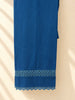 Agha Noor Embroidered Stitched RTW –  Teal Blue