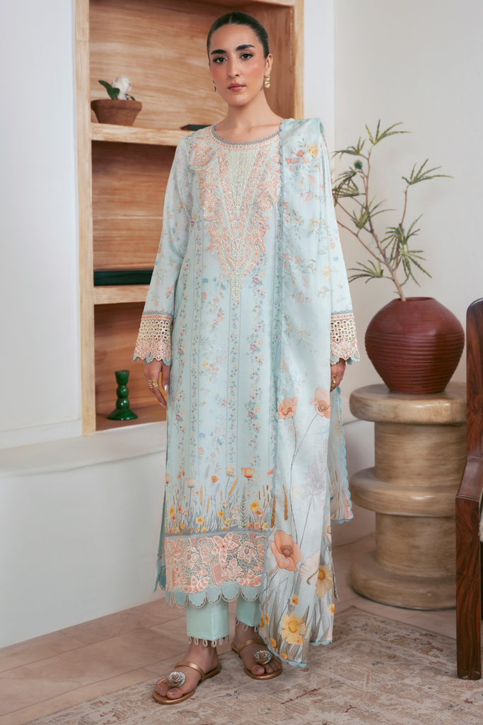 Aabyaan Print Luxe Lawn – RIHANA (AP-05)