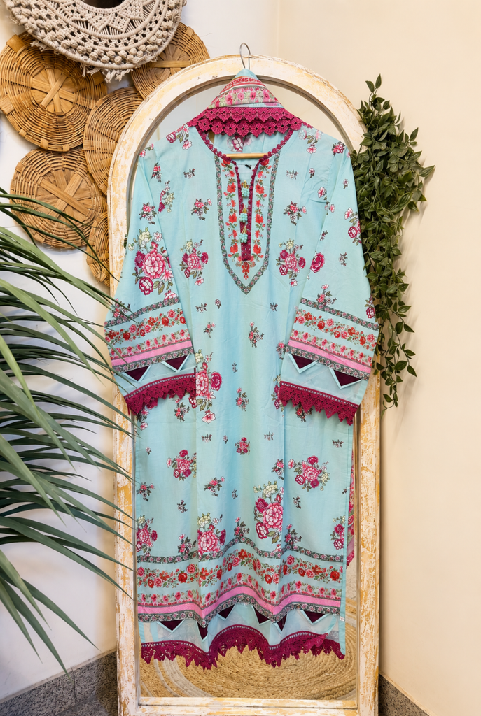 Mausummery Stitched Lawn Spring/Summer – D-06