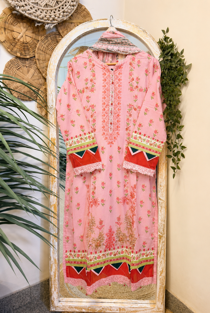 Mausummery Stitched Lawn Spring/Summer – D-11