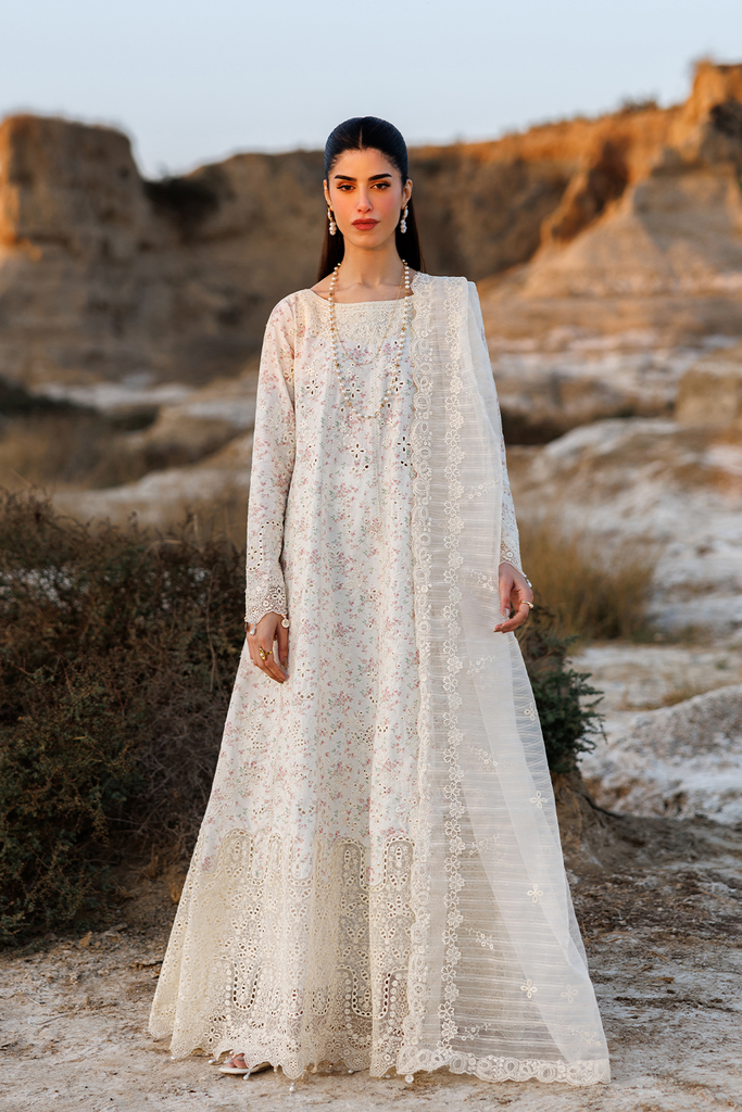 Emaan Adeel Sunlit Groove Luxury Lawn – SUNKISSED