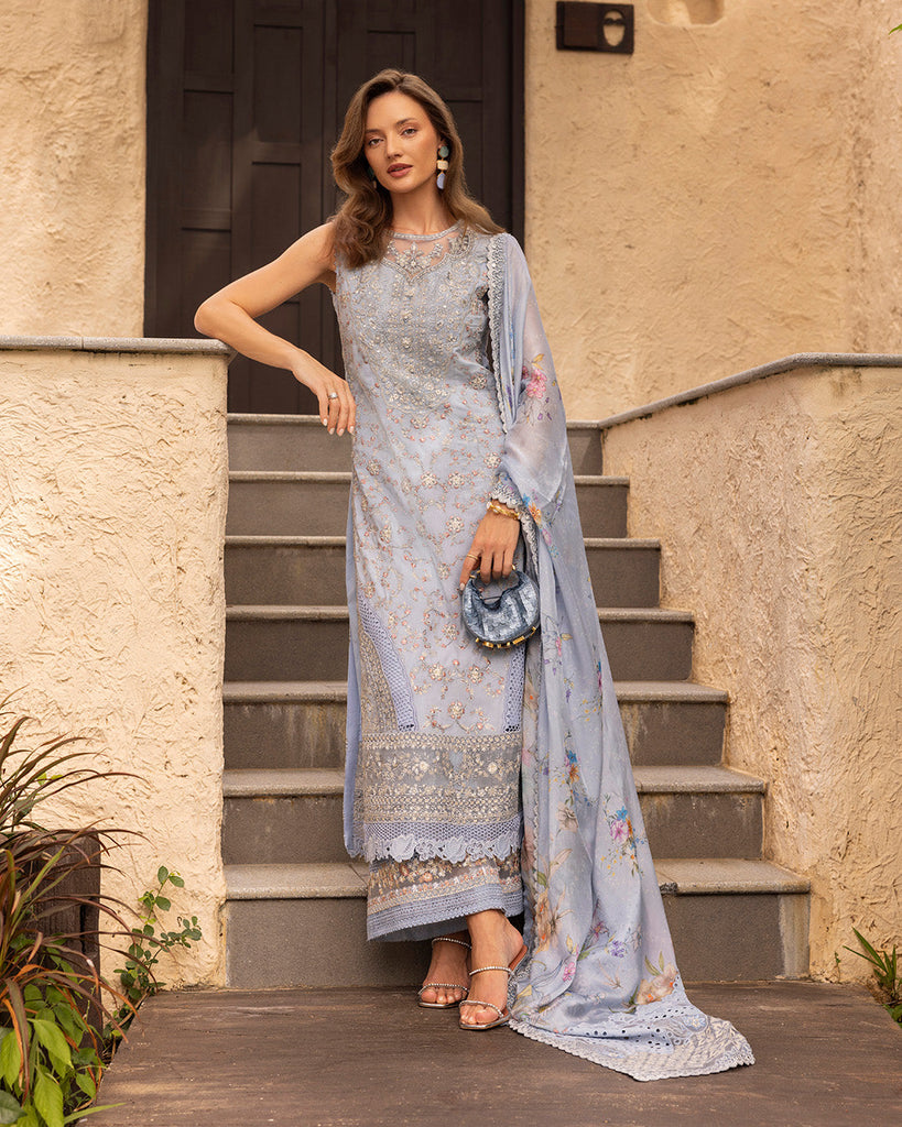 Faiza Saqlain Zinnia Luxury Lawn  – Liana