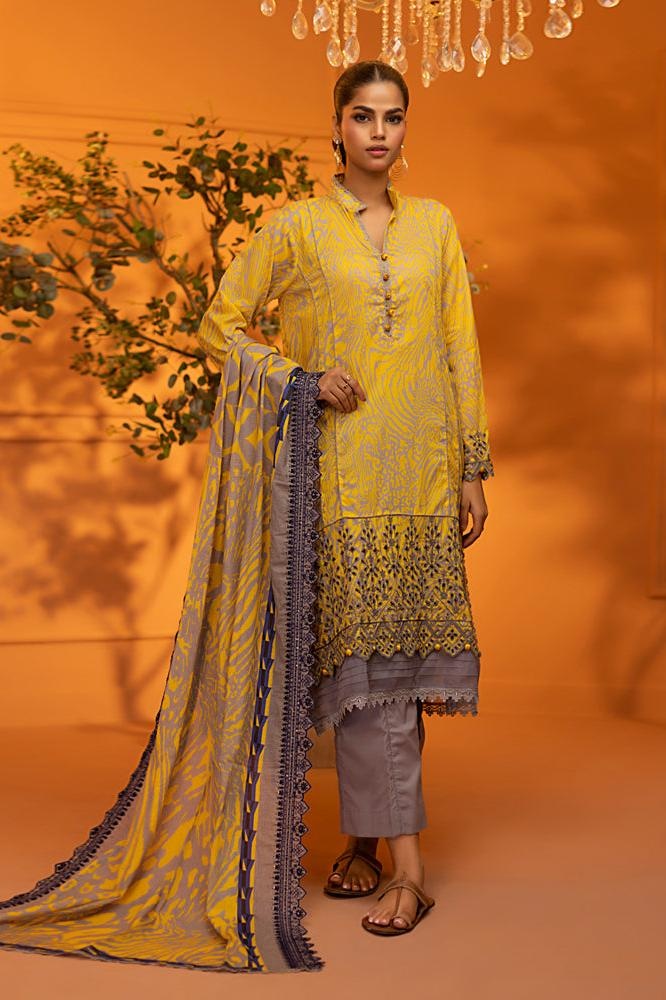 Salina Lawn with Cutwork Dupatta Vol-2 – SCWV2-8