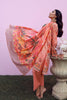 Sahar Mirha Lawn – Peachy Cascade