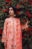 Sahar Mirha Lawn – Peachy Cascade