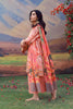 Sahar Mirha Lawn – Peachy Cascade