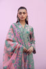 Sahar Mirha Lawn – Olive Blush Reverie