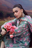 Sahar Mirha Lawn – Olive Blush Reverie