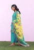 Sahar Mirha Lawn – Teal Meadow