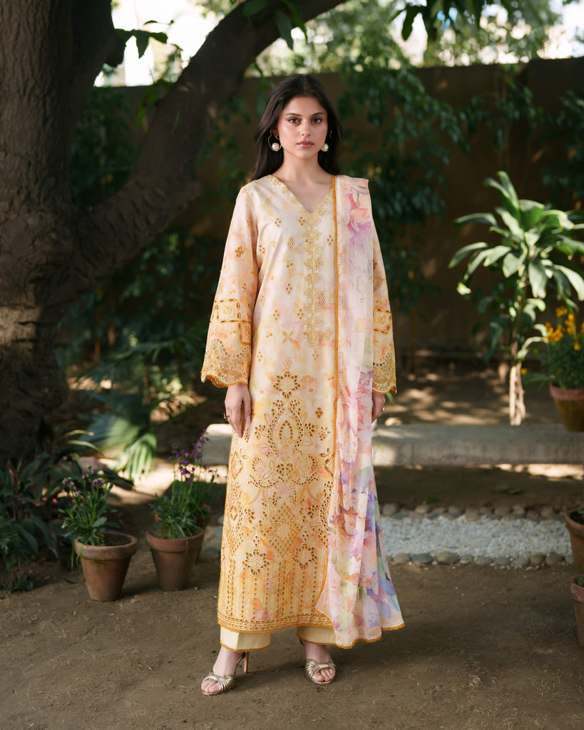 Neeshay Printnkari Lawn – Solaya