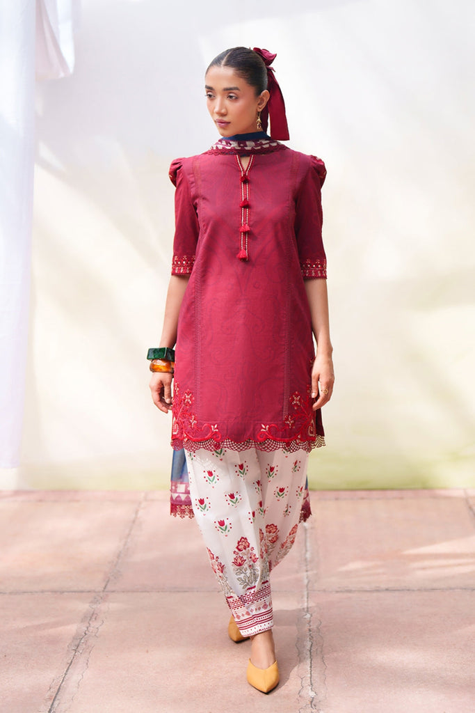 Saira Rizwan Laanem Luxury Lawn – ELOWEN-B - SRL26-08