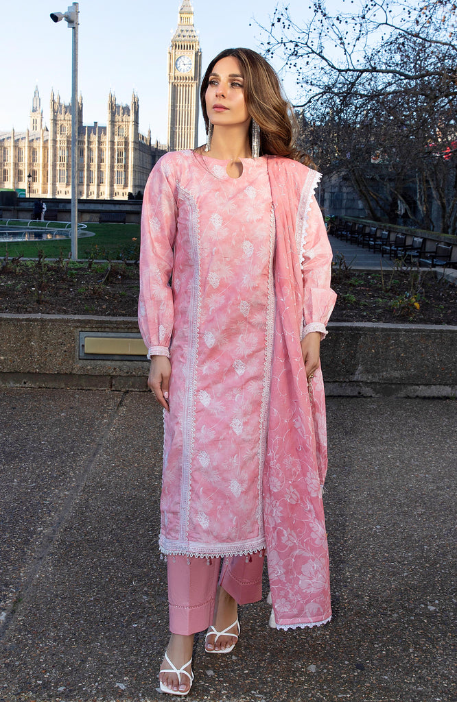 Al Zohaib Dhagakari Lawn  – DKE-26-09