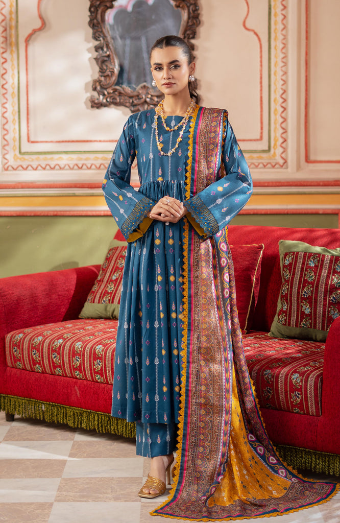Al Zohaib Colors Identic Separates Lawn – CDI-25-09