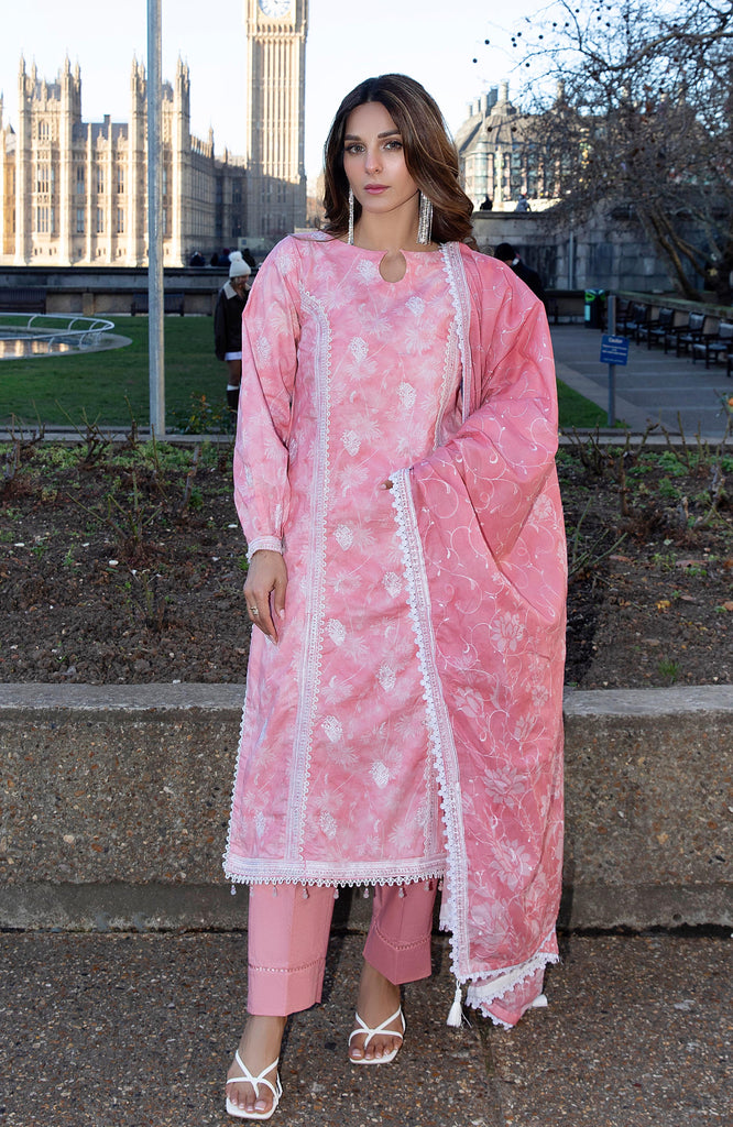 Al Zohaib Dhagakari Lawn  – DKE-26-09