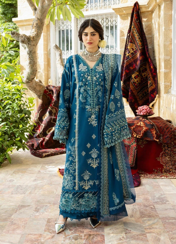 Kahf Karandi with Embroidered Chiffon – KKH-05 CYARA