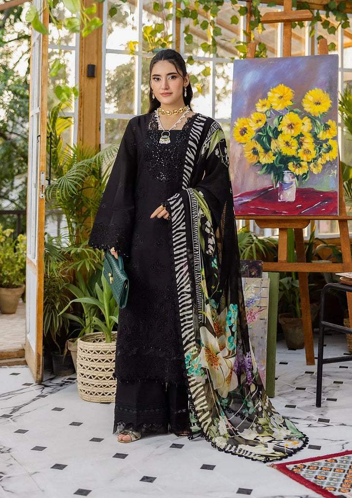 Elaf E.Craft Chikankari Lawn – EEC-2A QUEEN OF DUSK