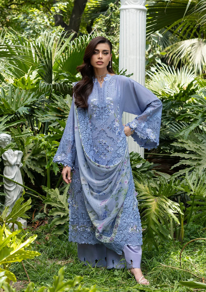 Elaf Luxury Lawn – ELQ-2b Lavender Luxe