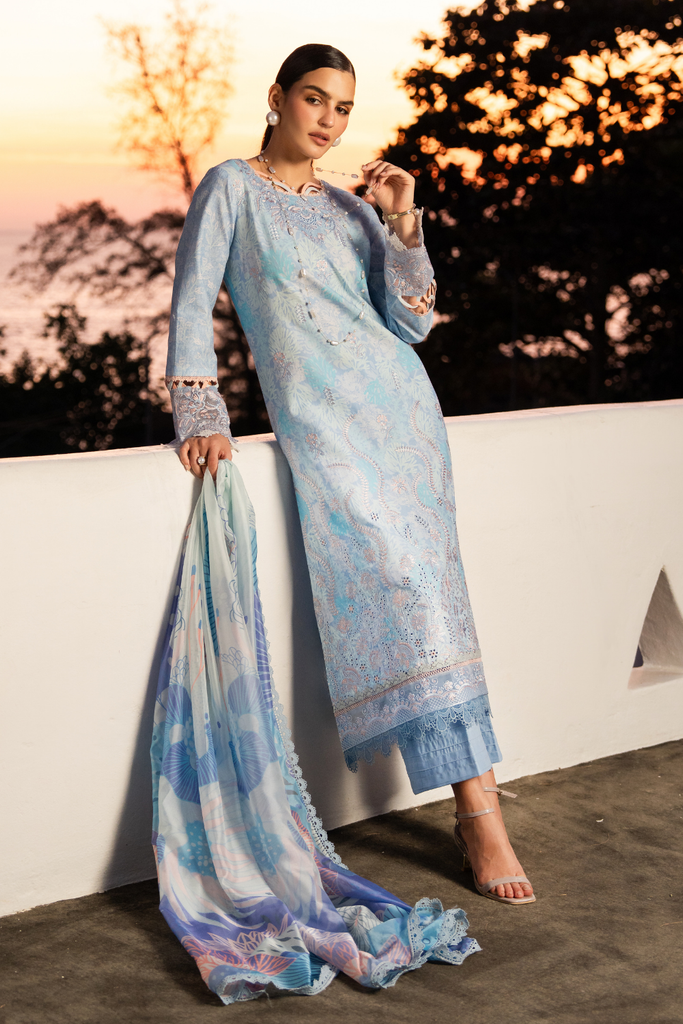 Aabyaan Shezlin Chikankari Lawn Edit – CALINA (AZ-09)