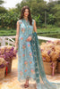 Noor by Saadia Asad Eid Luxe Printkari Lawn Collection – D7 Teal
