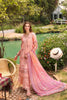 Noor by Saadia Asad Eid Luxe Printkari Lawn Collection – D6 Peach