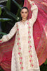 Noor by Saadia Asad Luxury Chikankari Lawn Collection – D12-B Cream Laser