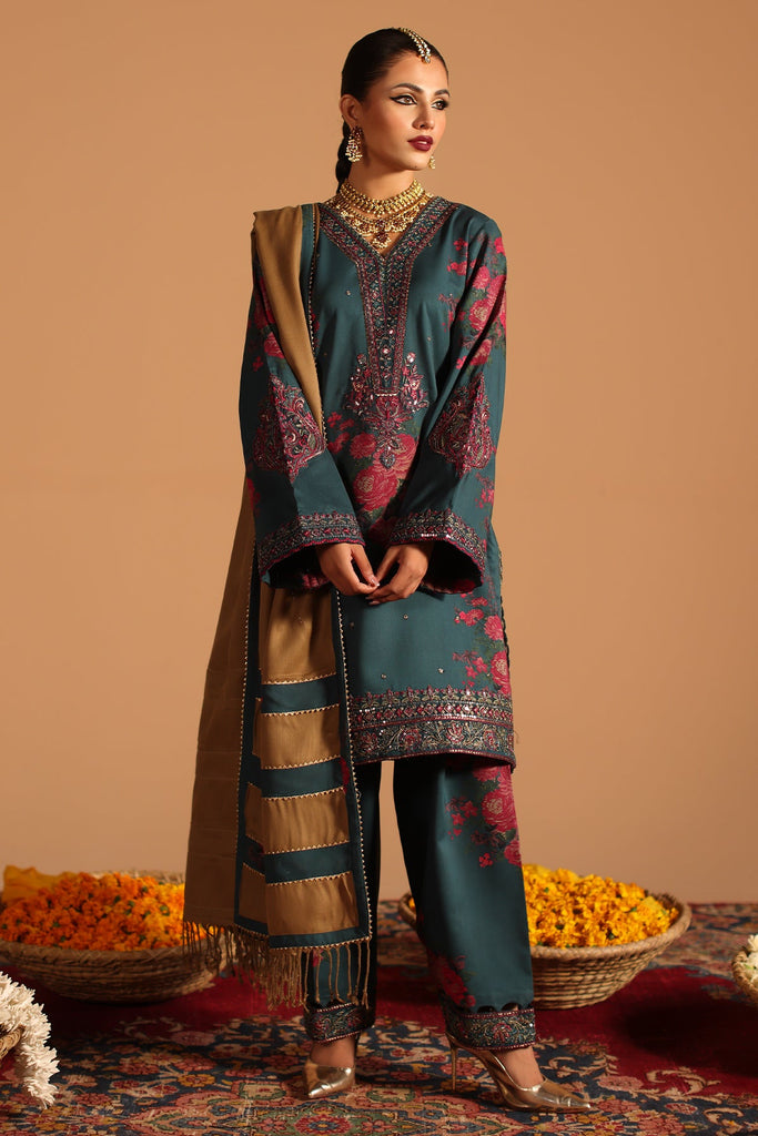 Charizma Miraas Winter Viscose with Wool Shawl – CMW4-1