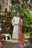 Noor by Saadia Asad Luxury Chikankari Lawn Collection – D6-B White Laser and schifli