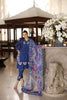 Noor by Saadia Asad Luxury Chikankari Lawn Collection – D10-B Blue Electric