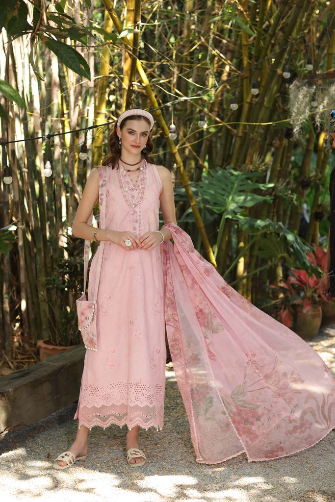 Saadia Asad Noor Eid Luxe Printedkari Lawn – D5-A