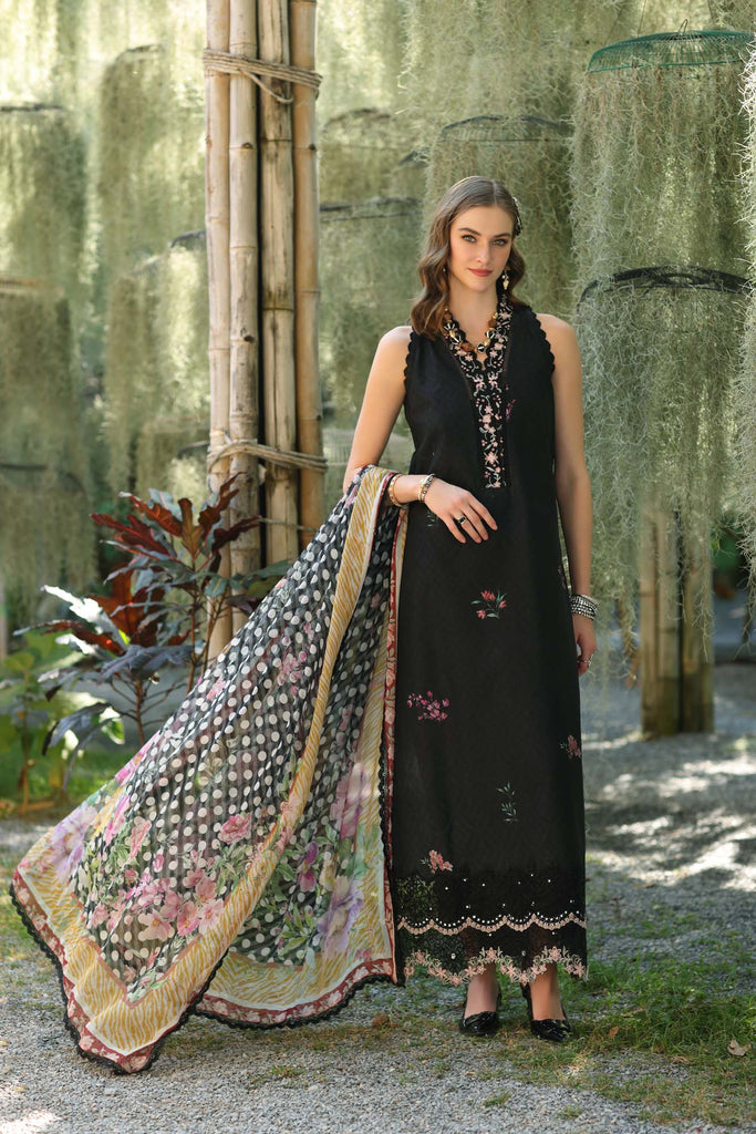 Saadia Asad Noor Eid Luxe Printedkari Lawn – D10-B