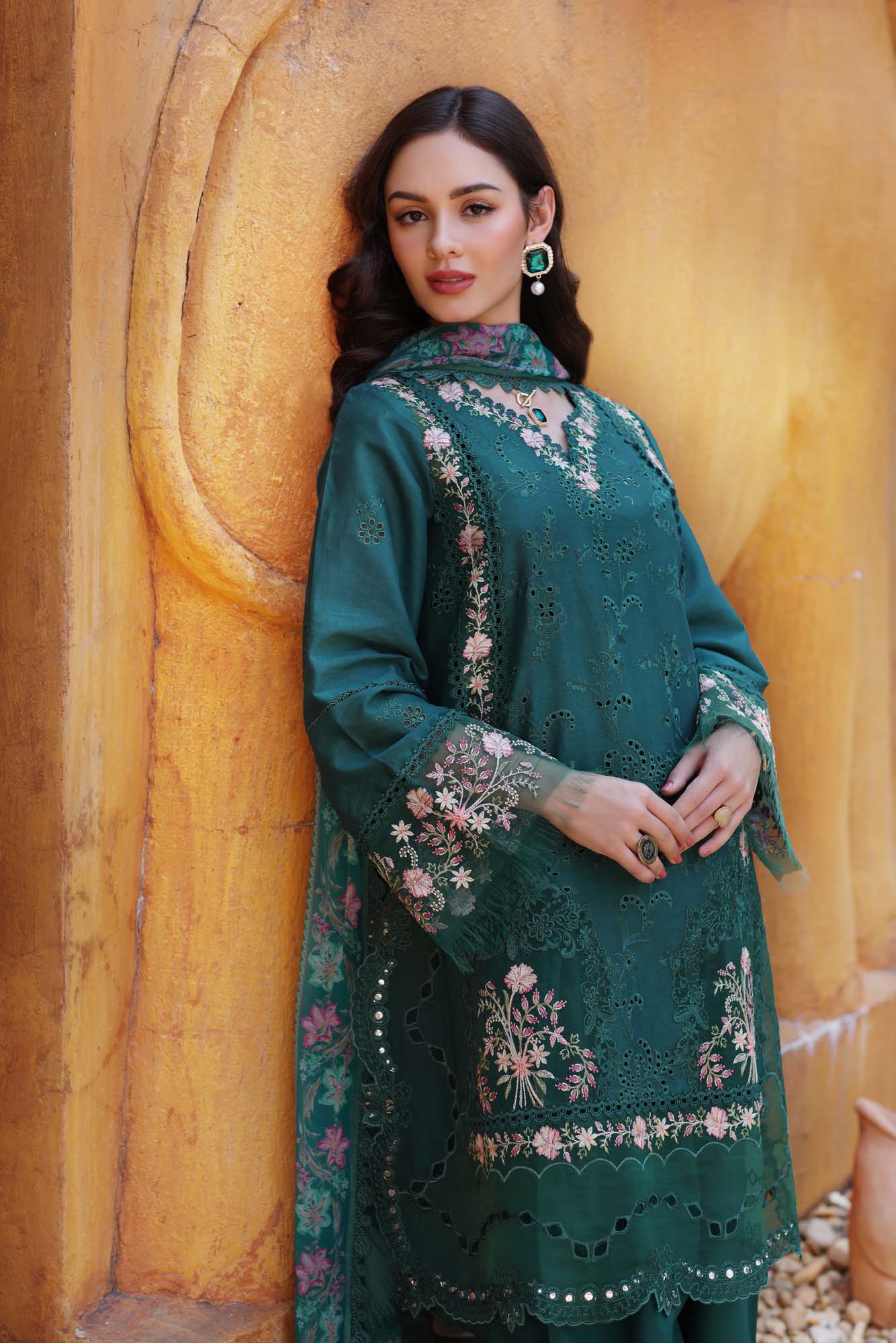 Noor by Saadia Asad | Eid Luxury Laserkari 25 | D10-A main image 1