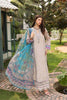 Noor by Saadia Asad Eid Luxe Printkari Lawn Collection – D4 Grey