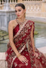 Noor Kaani Luxe Handmade Formals – D5 Maroon Saree