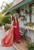 Noor by Saadia Asad Eid Luxe Printkari Lawn Collection – D3 Red