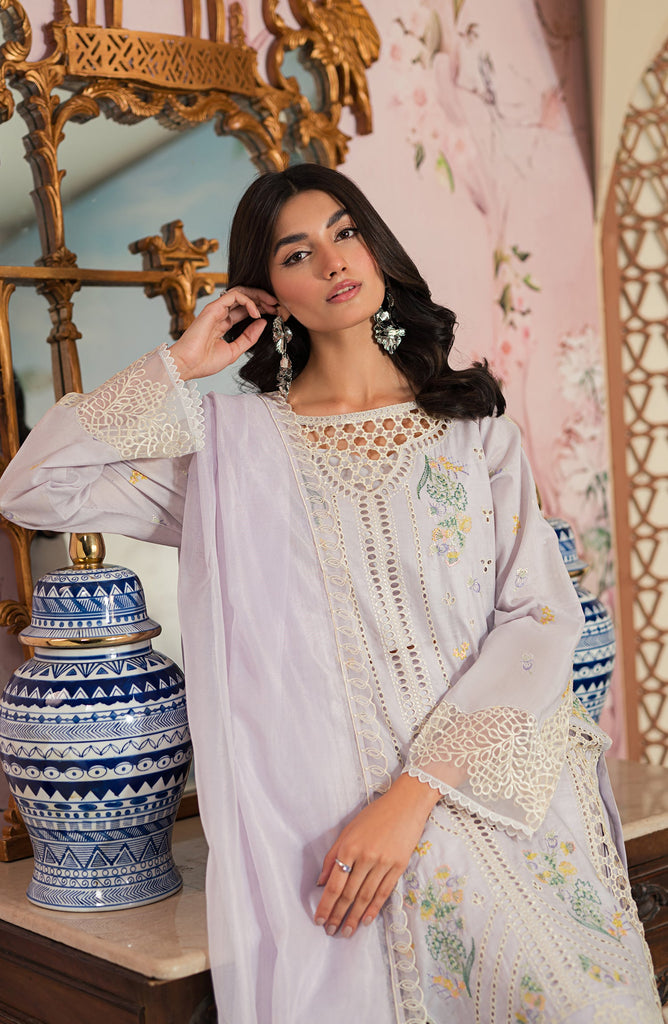 Mirabelle by Emaan Adeel Unstitched Embroidered Luxury Lawn 3 Piece Suit EA26UML D6 Seraph - Festive Collection