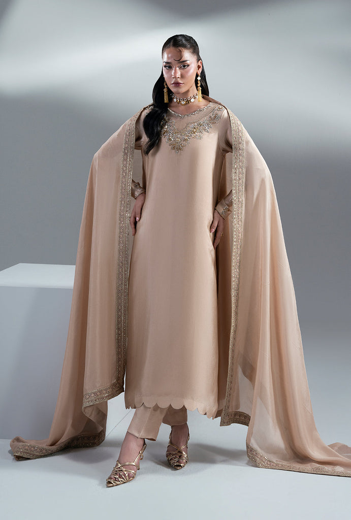 AJR Couture Symphony Luxe Formal Pret – Amber Glow