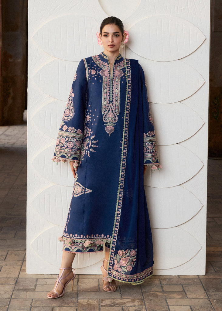 Hussain Rehar Zan Festive Luxury Lawn  – Abi
