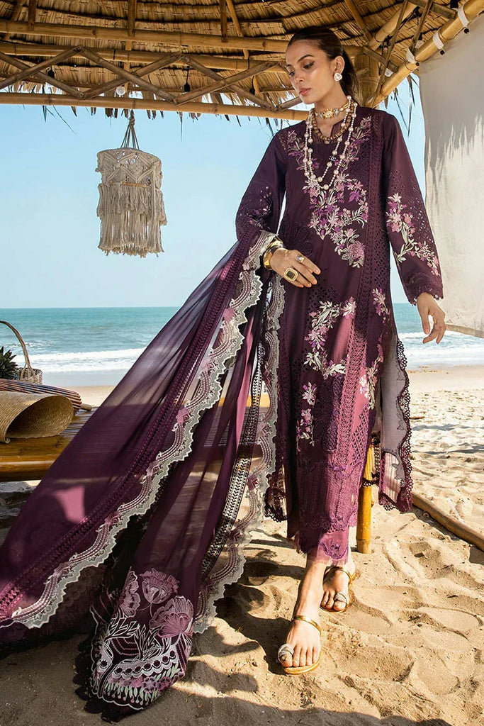 Saira Shakira Luxury Lawn 2025 – 2B DAHLIA-B