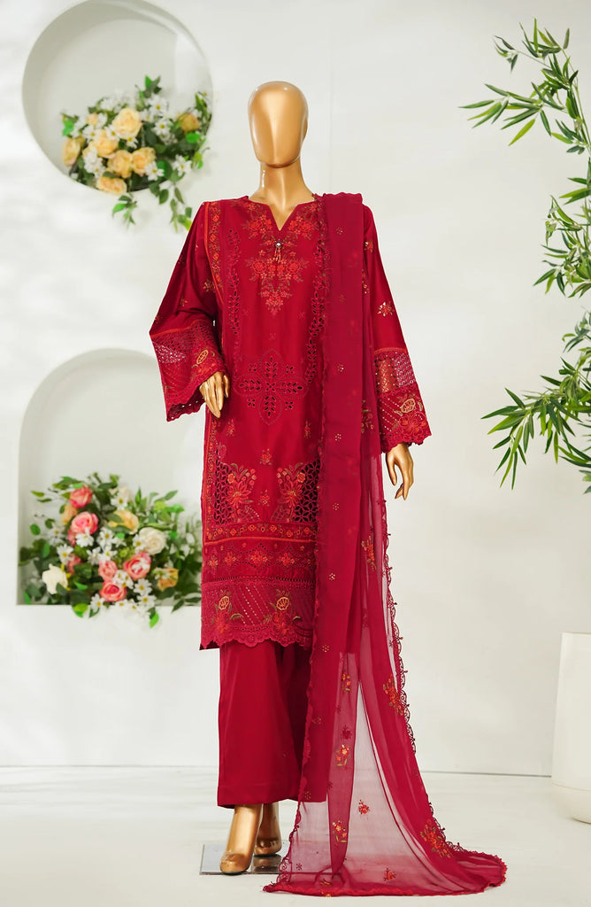 Bin Saeed Stitched Luxury Lawn D- 2