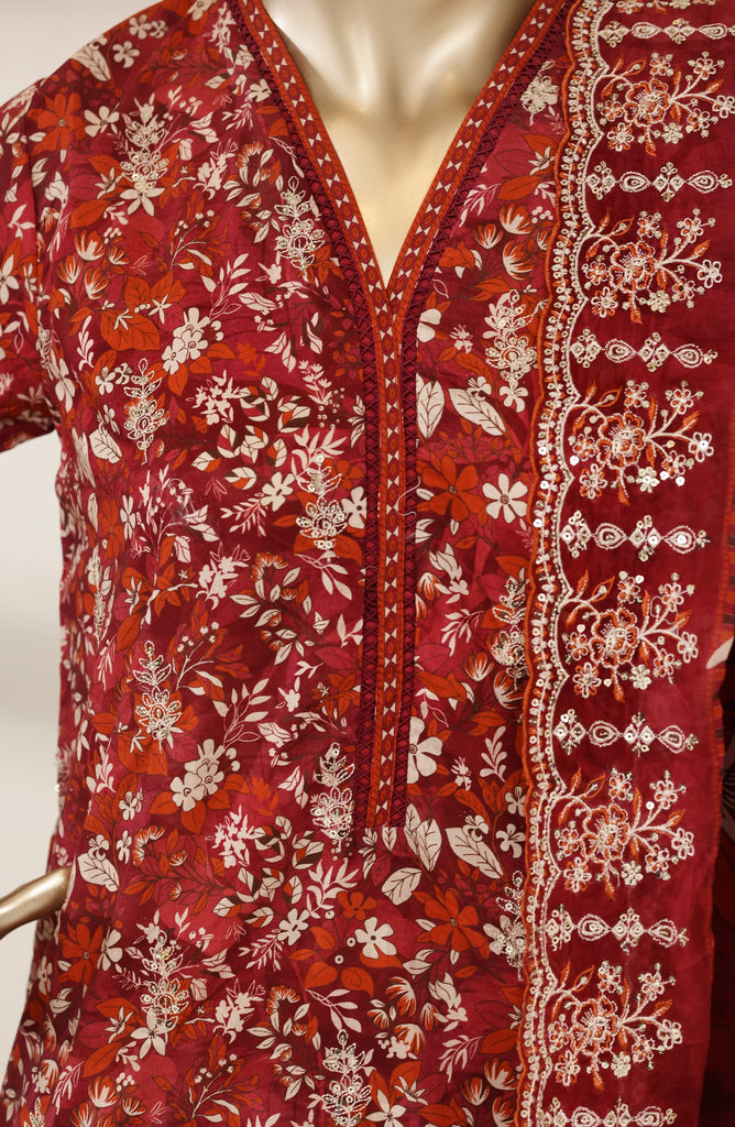 Bin Saeed Stitched Laserkari Lawn – 4