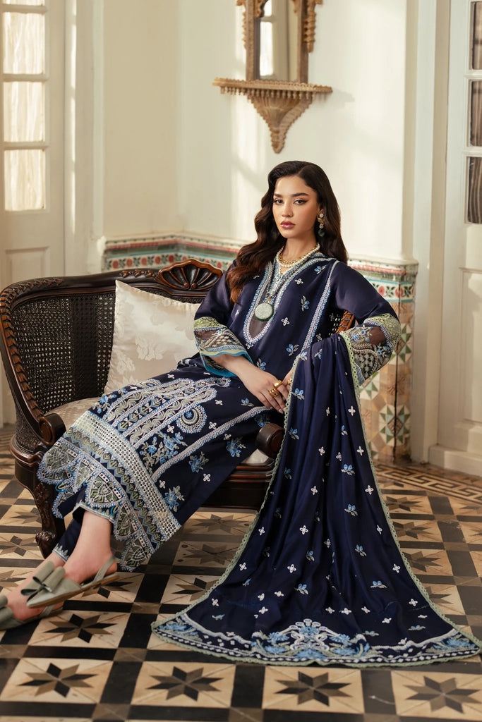 Aabyaan Miraal Signature Embroidered Viscose Fall Collection – SIRAN (AV-03)