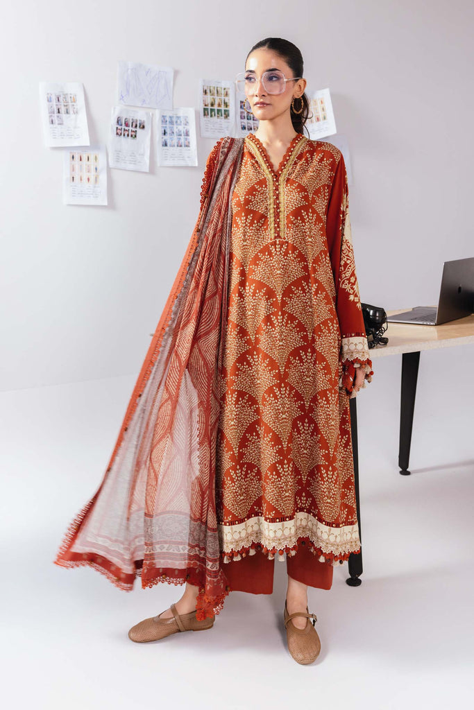 MARIA.B MBasics Winter Edit – Printed Linen MB-CUS25-1108b