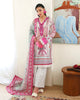 Roheenaz Eclat Garden Printed Lawn – Coral Hibiscus