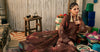 MARIA.B MPrints – Embroidered Dobby Linen Suit - MPB3110-B