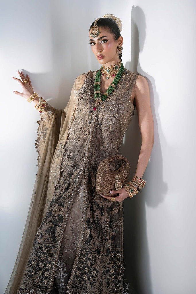 MARIA.B MBroidered Luxury Wedding Formals – BD3102 Chiffon Suit