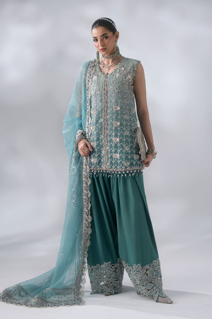 MARIA.B MBroidered Luxury Wedding Formals – BD3107 Organza Suit