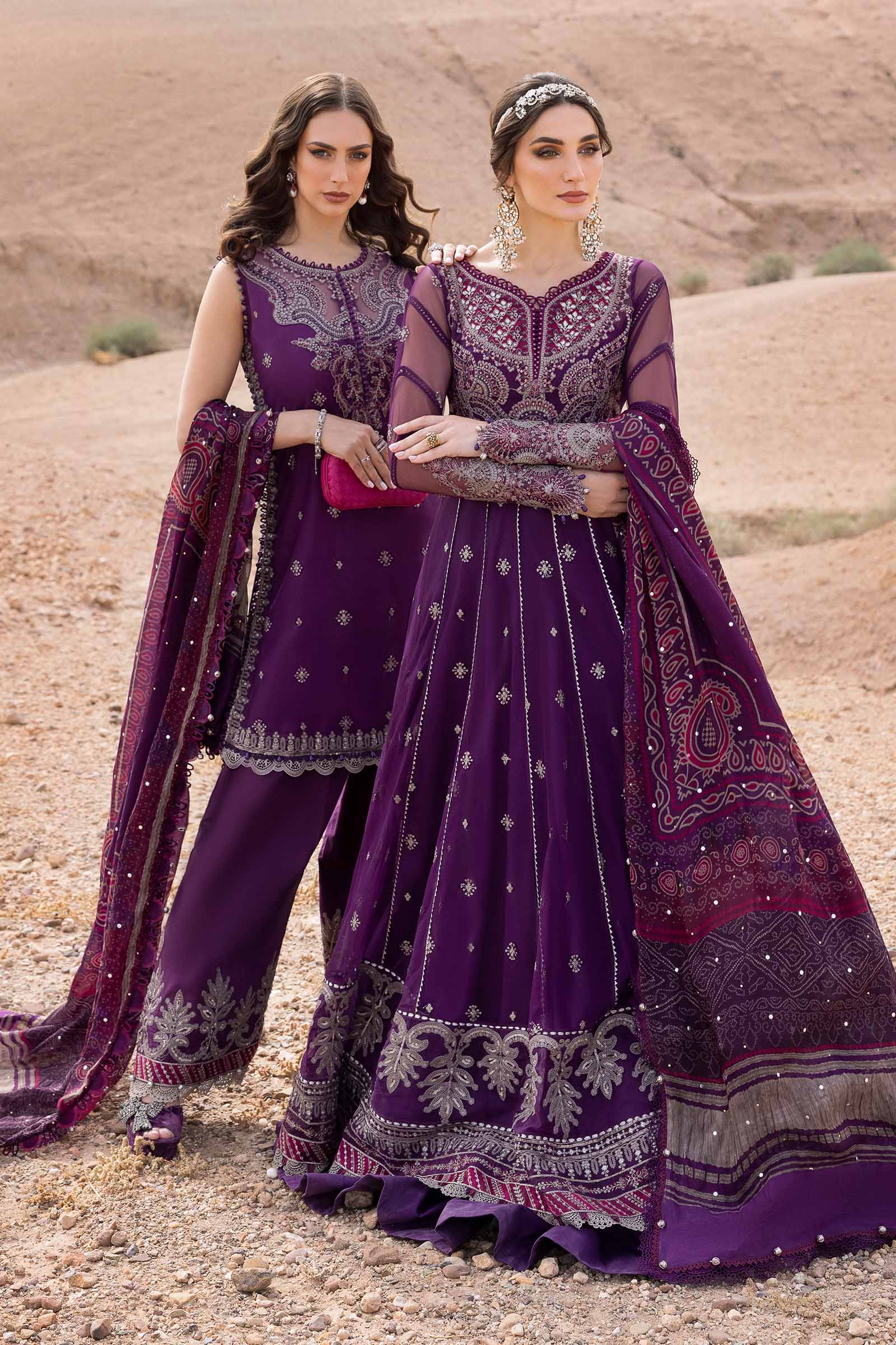 MARIA.B Luxury Net Pakistani Suit D-2507-B | Purple Party Wear Dress YourLibaas MARIA.B Luxury Net Pakistani Suit D-2507-B | Purple Party Wear Dress YourLibaas